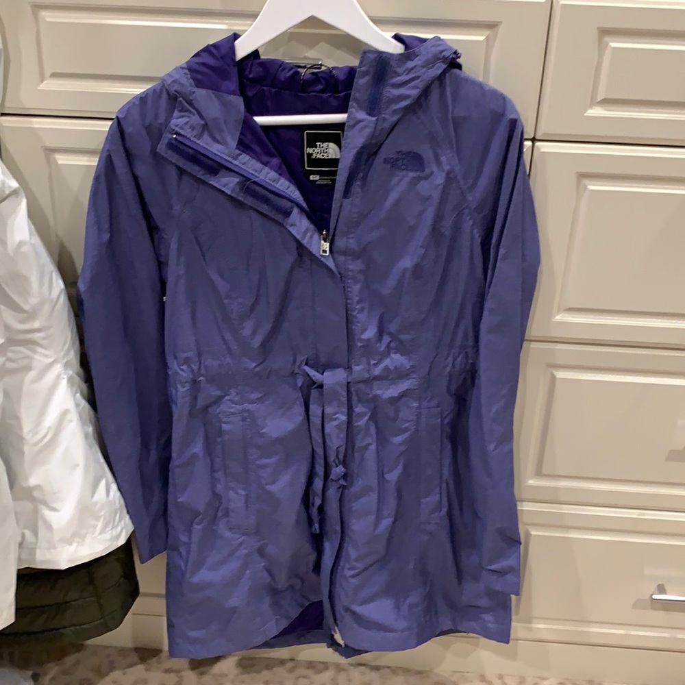 North face rain coat